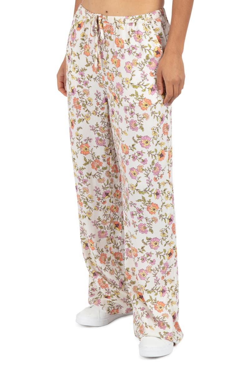 Breezy Crepe Beach Pants, Alternate, color, NATURAL