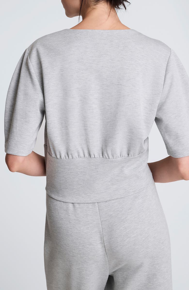 Kenneth Cole Puff Sleeve Crop Top, Alternate, color,