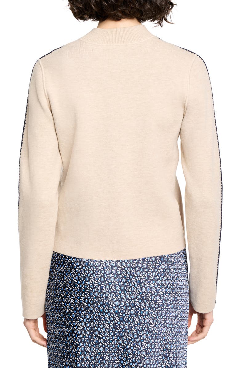 NIC+ZOE Dashing Dusk Cotton Blend Cardigan, Alternate, color, Taupe