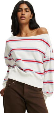 Cotton On Women's Relaxed Off Shoulder Sweatshirt