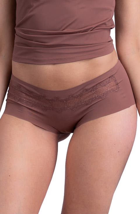 Soft Seamless Briefs with Lace (Regular & Plus Size)