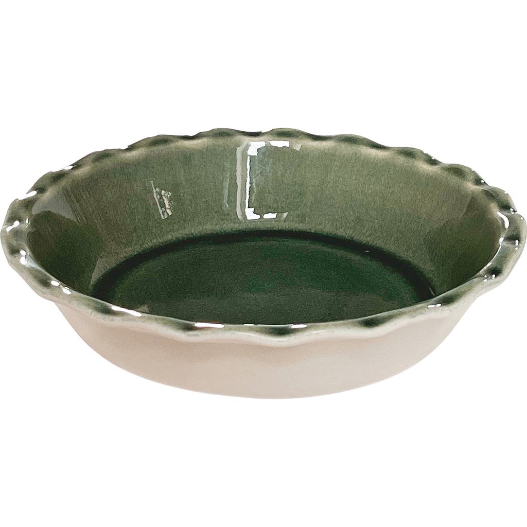 Emile Henry 175th Anniversary Pie Dish In Green