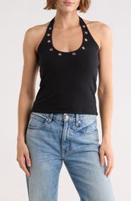 Vigoss Grommet Halter Top