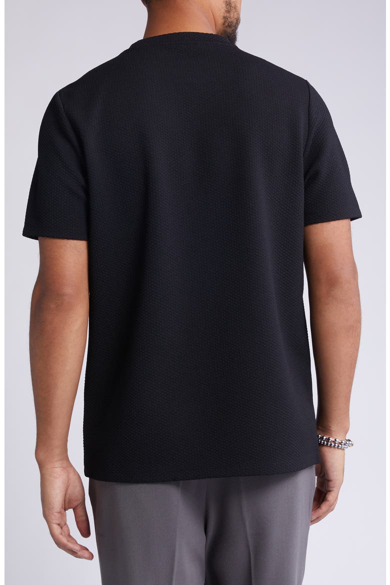 3D Texture T-Shirt, Alternate, color, BLACK