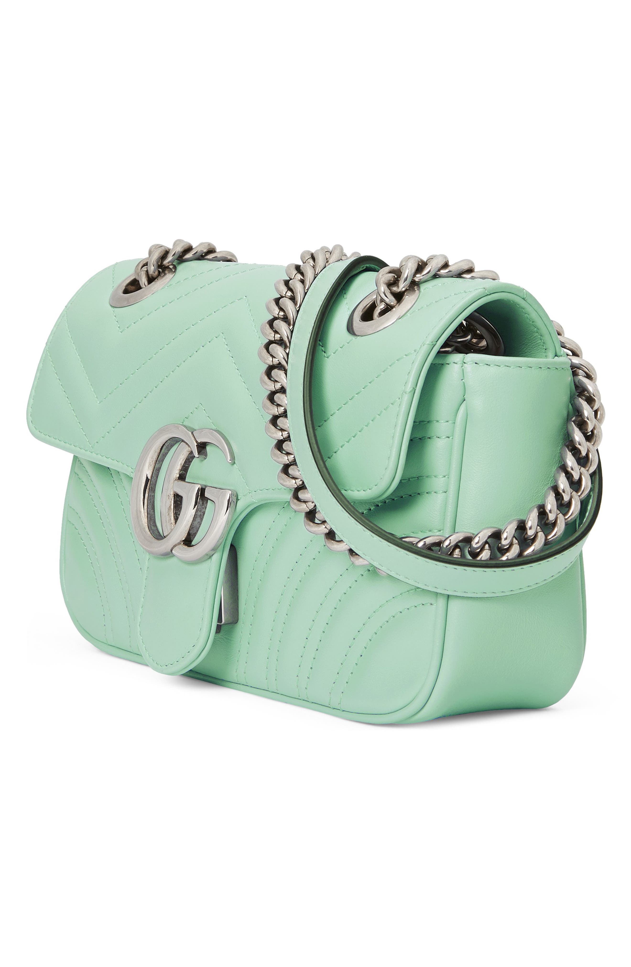 Gucci Mini GG 2.0 Matelassé Leather Shoulder Bag, Alternate, color, 