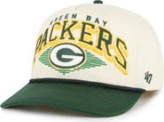 '47 Men's '47 Cream Green Bay Packers Pomona Rope Hitch Adjustable Hat