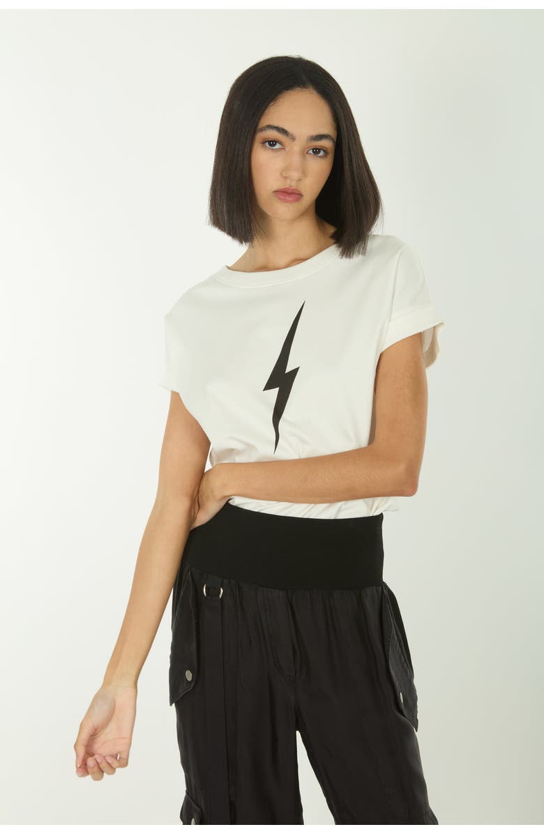 SECRET MISSION Lightning Tee, Alternate, color, Off-White