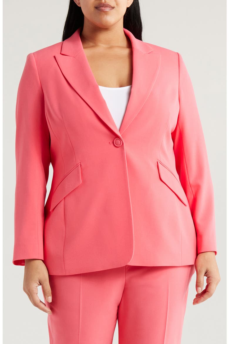 One-Button Blazer, Main, color, SUNSET