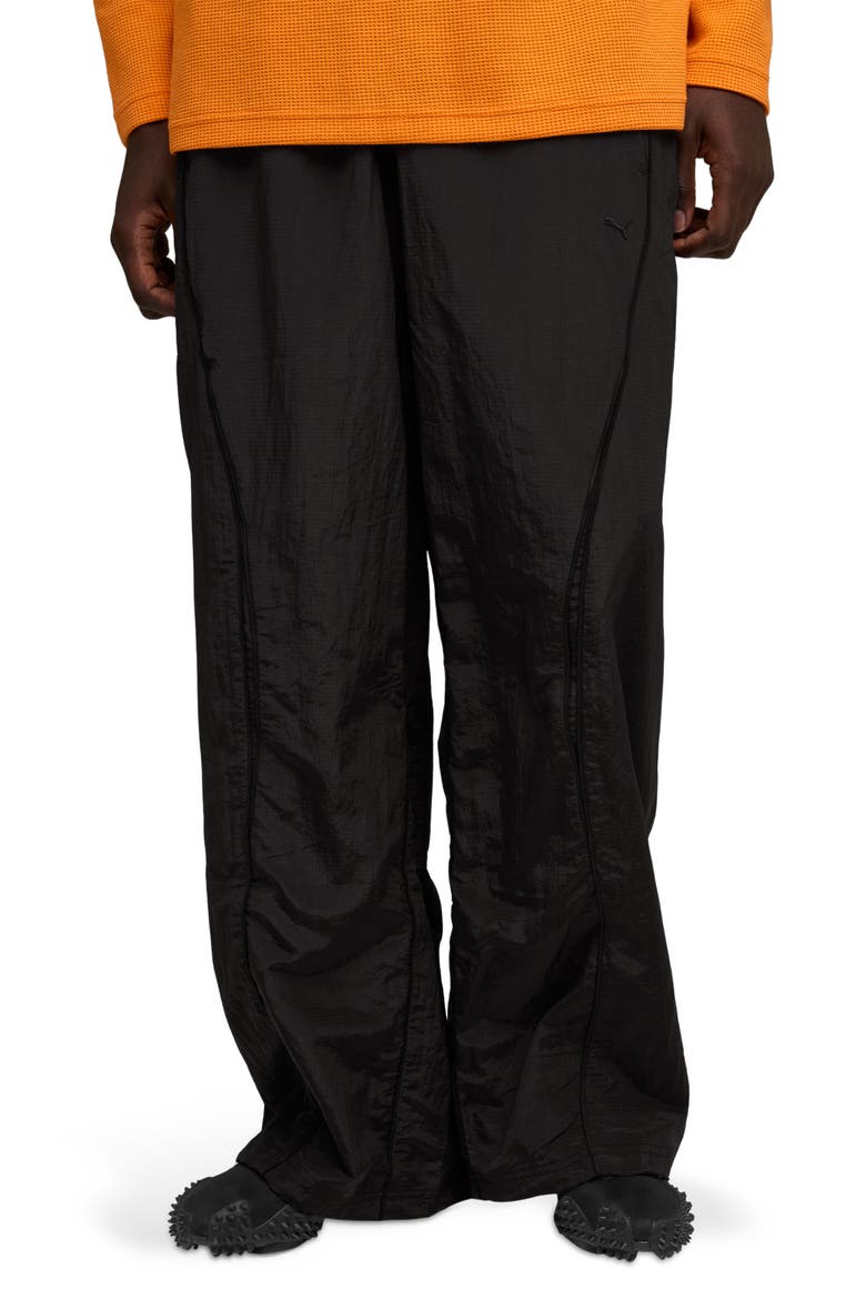 CLRT Nylon Ripstop Pants, Main, color, PUMA BLACK