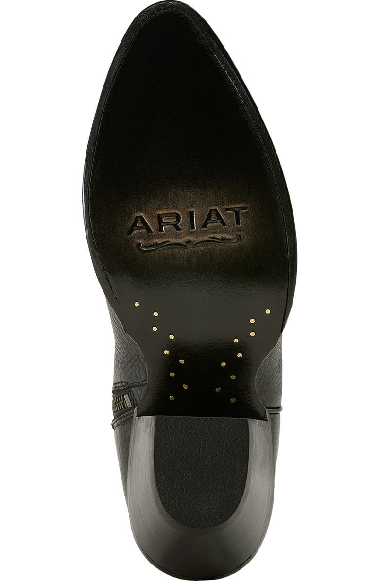 Ariat Helena Cowboy Boot, Alternate, color, Black Deertan