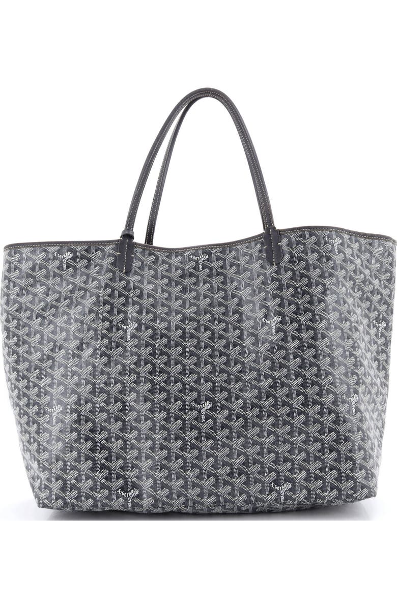 Pre-Owned Goyard Saint Louis Tote Coated Canvas GM, Alternate, color, Gray