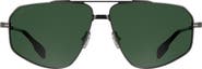Canada Goose 61mm Polarized Aviator Sunglasses