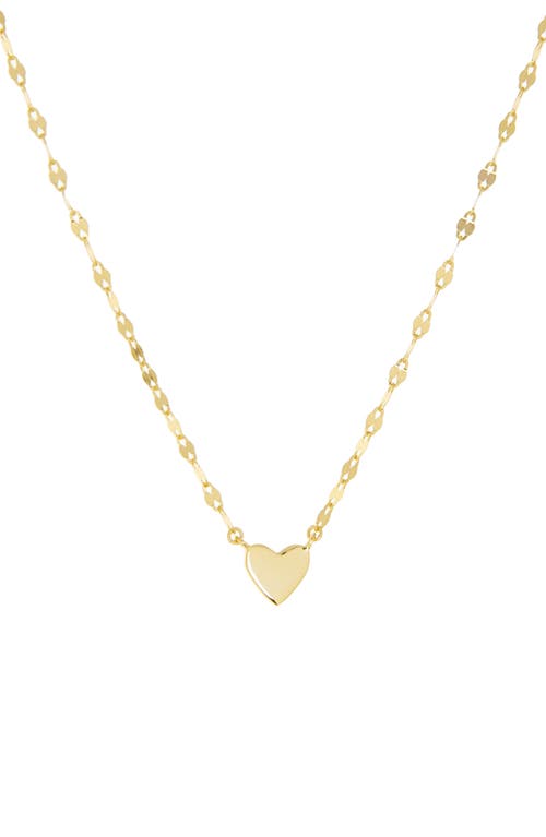 Marlyn Schiff Heart Pendant Necklace In Gold