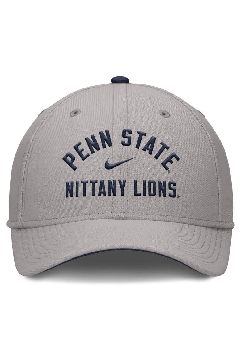 Men's Nike Gray Penn State Nittany Lions Rise Prep Performance Flex Hat, Alternate, color, Gray