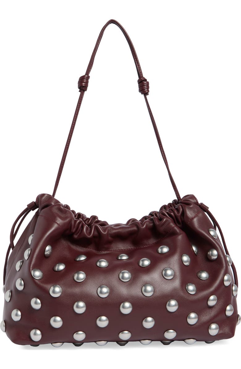 A.L.C. Arlo Studded Handbag, Alternate, color, Deep Plum