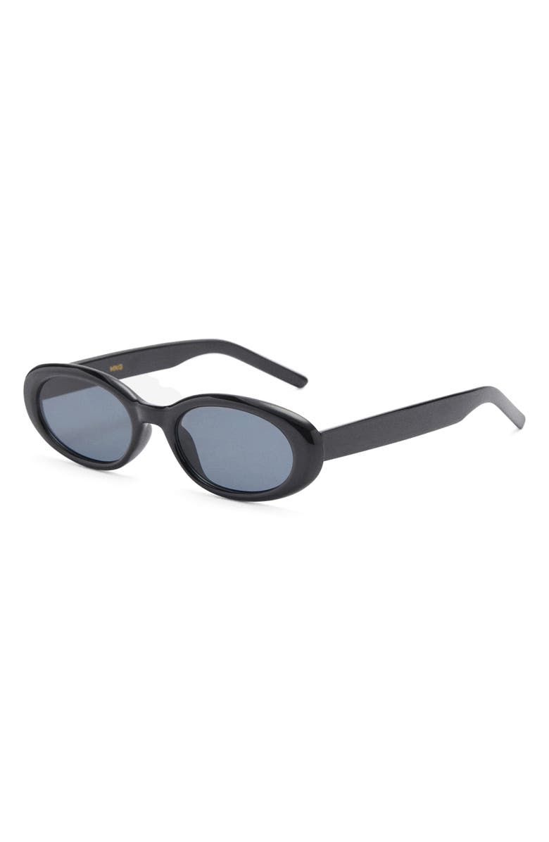 MANGO Oval Sunglasses, Main, color,