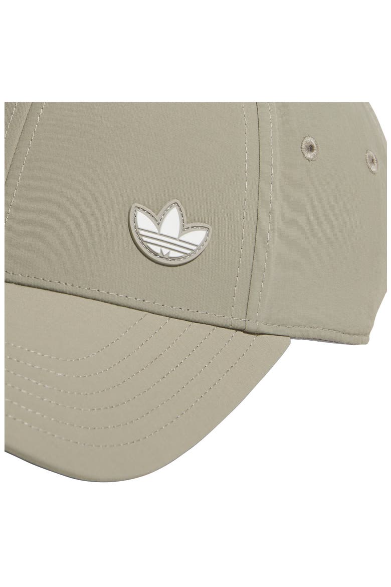 Luna Structured Strap Back Hat, Alternate, color, SILVER PEBBLE GREY/ WHITE