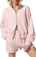 Lilysilk SILKERRY Oversized Heirloom '89 Zip Stand Collar Jacket