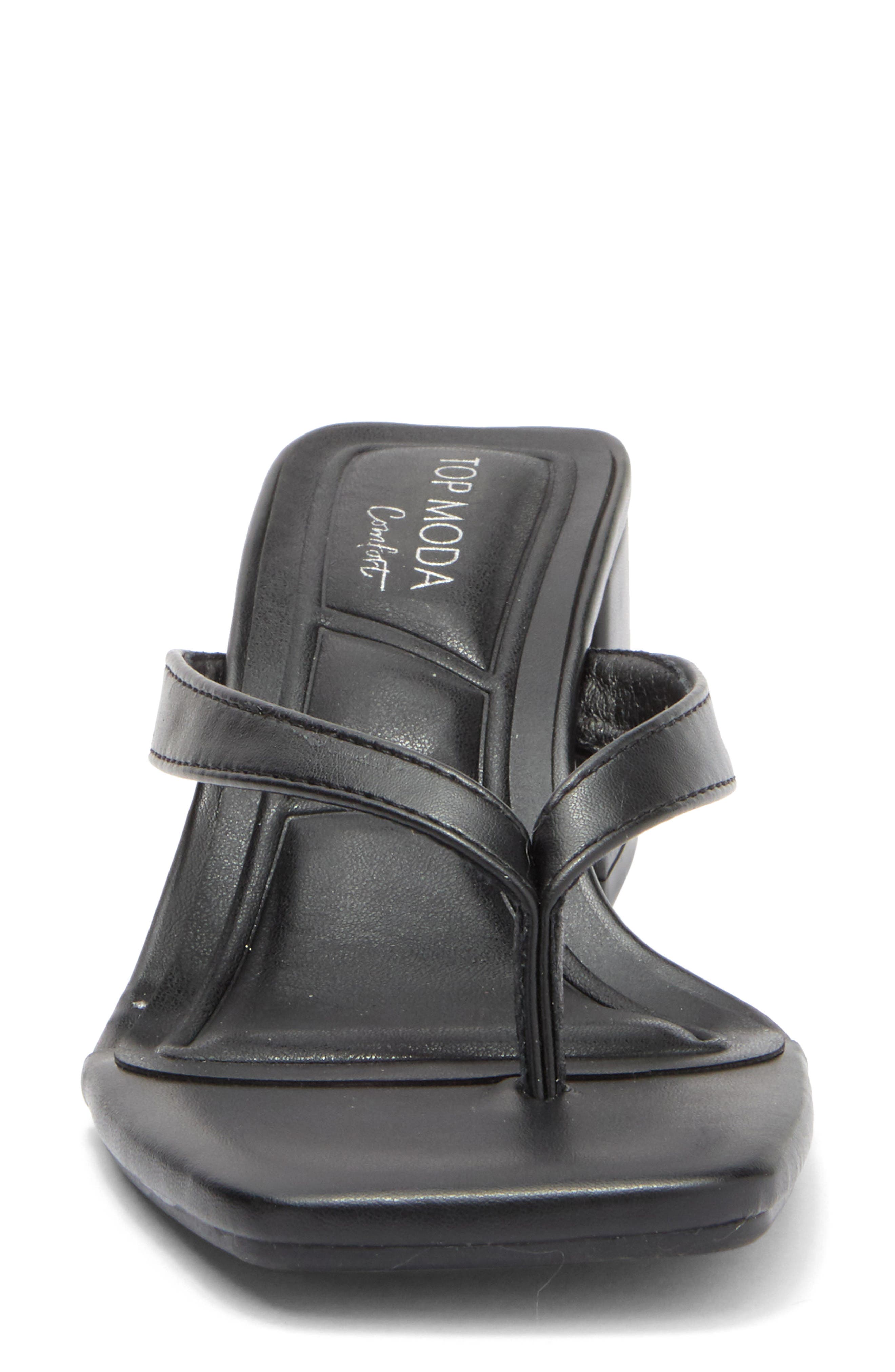TOP GUY SHOES Sally Block Heel Sandal, Alternate, color, 