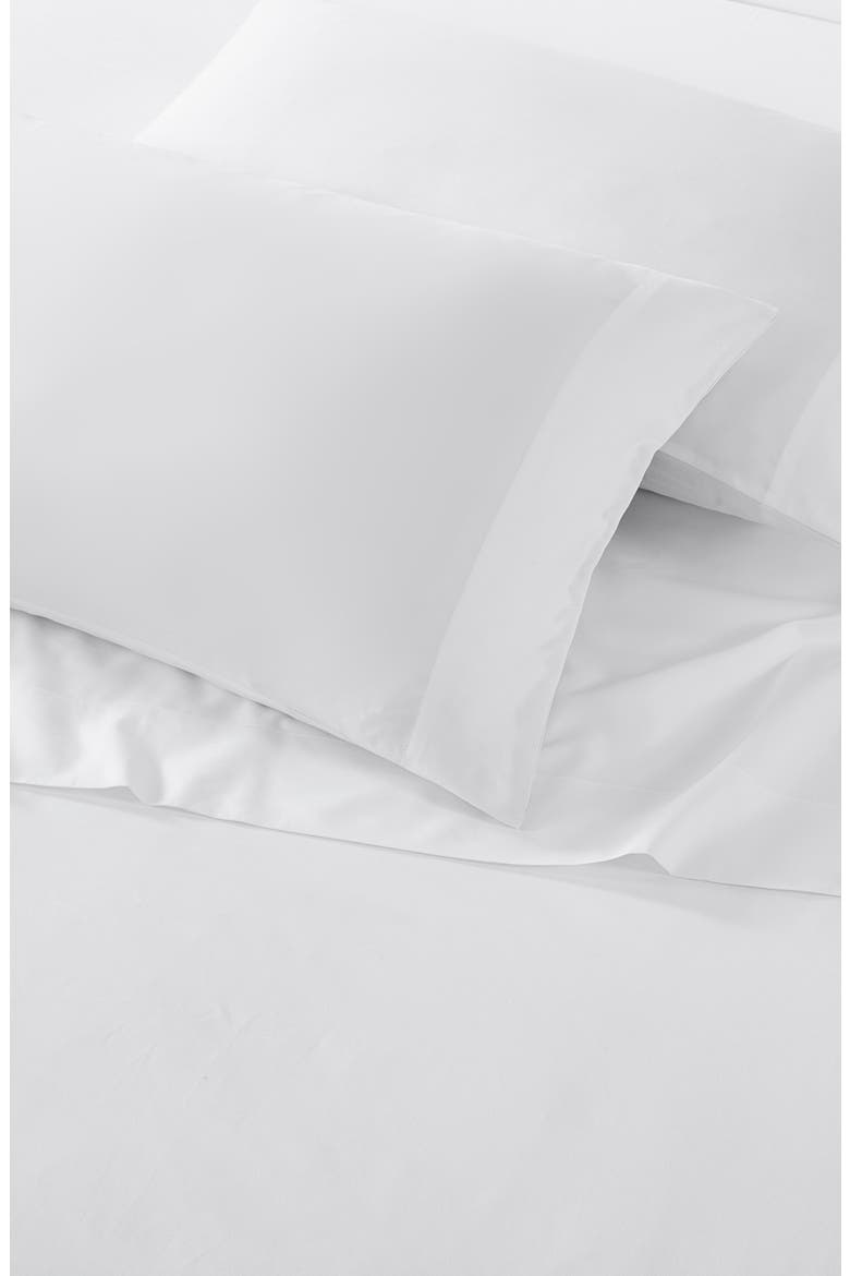 800 Thread Count Set of 2 Pillowcases, Alternate, color, WHITE