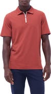 Bugatchi Quarter Zip Polo