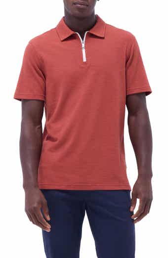 Bugatchi Quarter Zip Polo