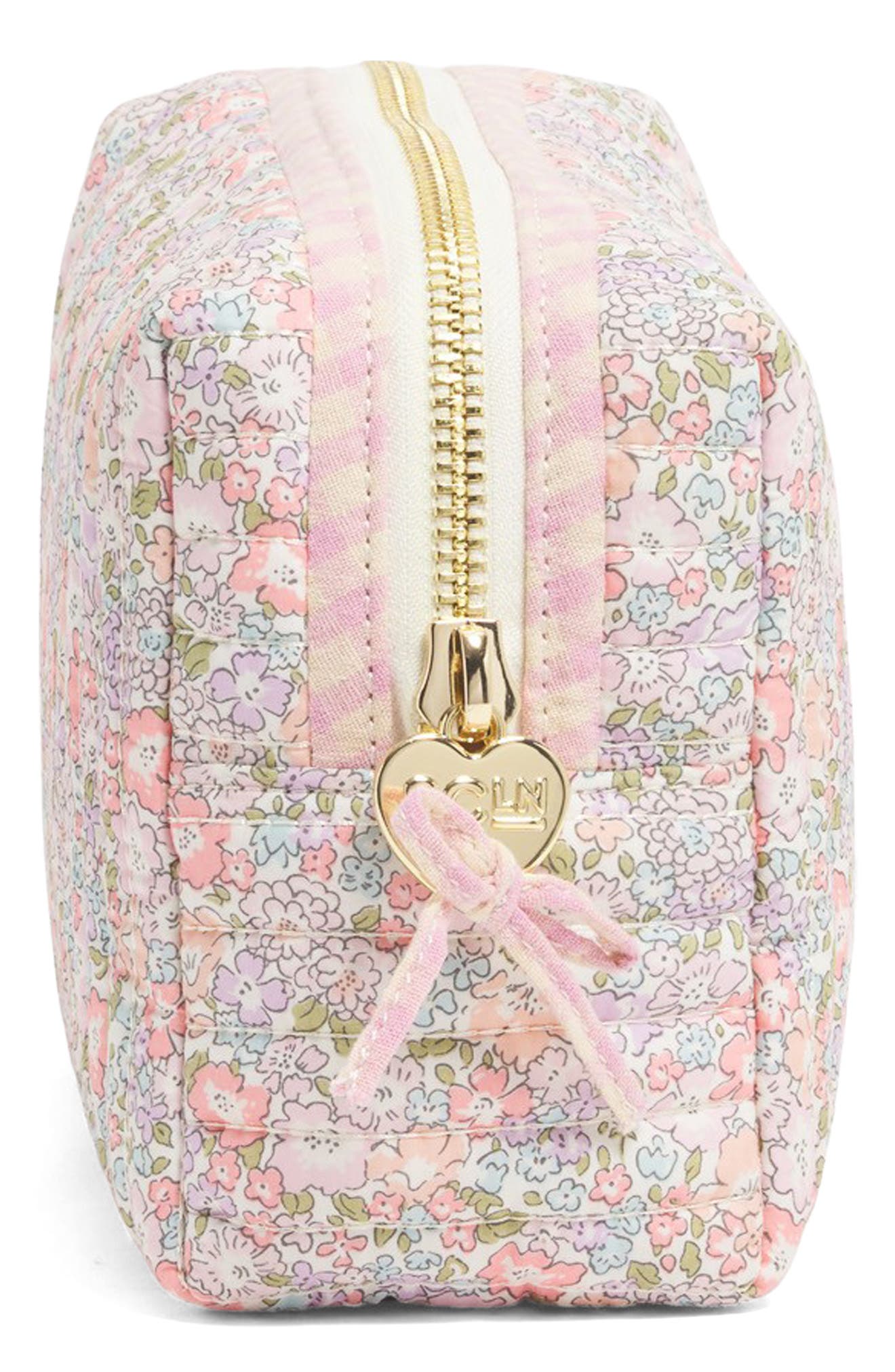 Stoney Clover Lane x Liberty Small Quilted Cotton Pouch, Alternate, color, Michelle