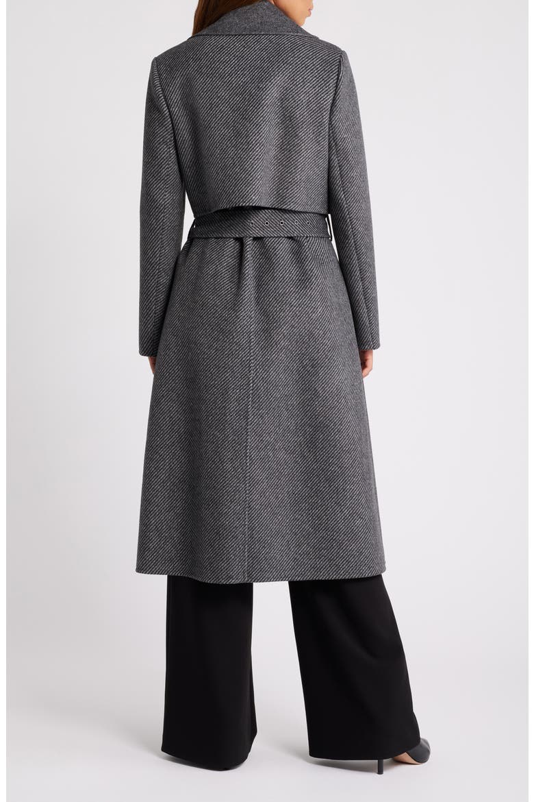 Belted Trench Coat, Alternate, color, CHARCOAL TWILL