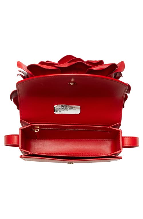 Christian Louboutin Small Loubi54 3d Rose Leather Crossbody Bag
