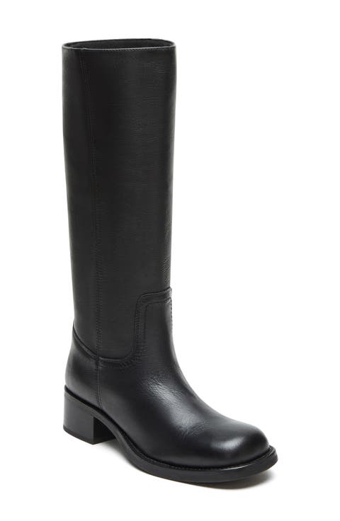 ミドルブーツ MOU Women Boots MUFW101002BCBKG Black Amazon.com | sexytag Women's Platform Boots Slouchy Mid Calf