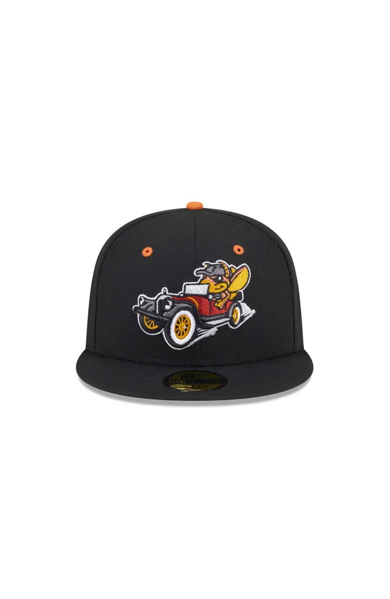 New Era Men's New Era  Black Winston-Salem Dash Theme Nights 59FIFTY Fitted Hat, Alternate, color, 