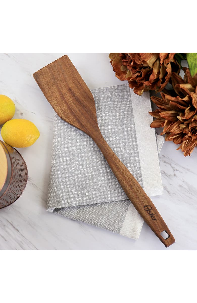 OSTER Ingram Acacia Wood Solid Turner, Alternate, color, Brown