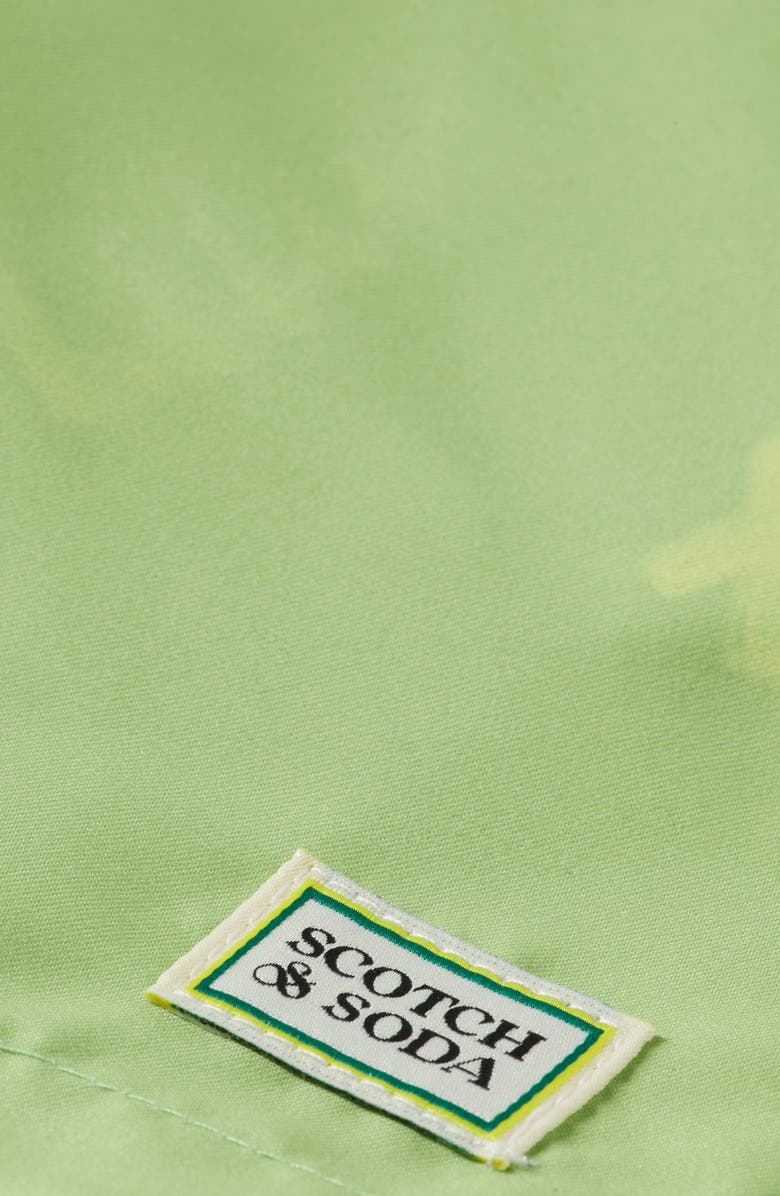 Scotch & Soda Kids' Magic Print Mid Length Swim Trunks, Alternate, color,