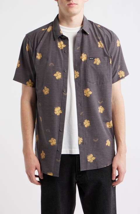 Sessions Aerotech Short Sleeve Performance Button-Up Shirt