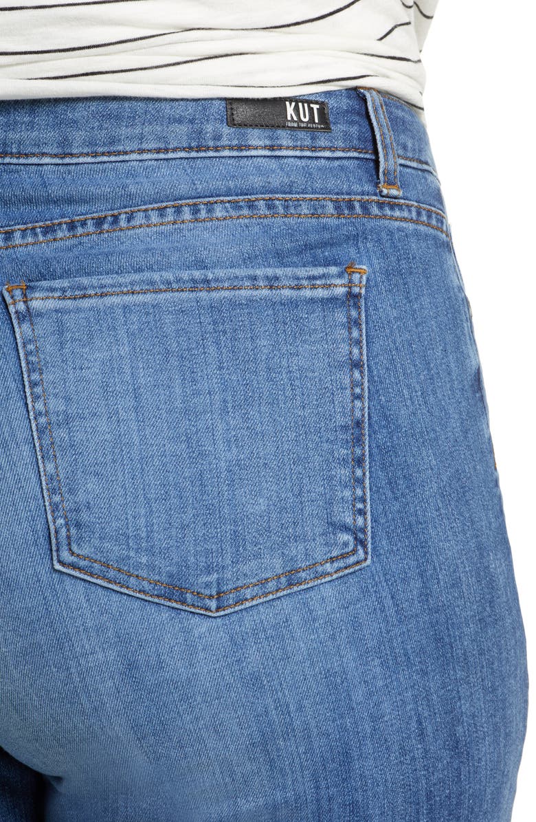 KUT from the Kloth Wide Leg Crop Jeans, Alternate, color,