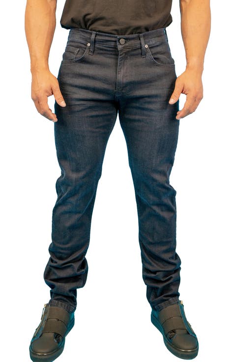 Athletic Fit Stretch Jeans (Indigo Blue)