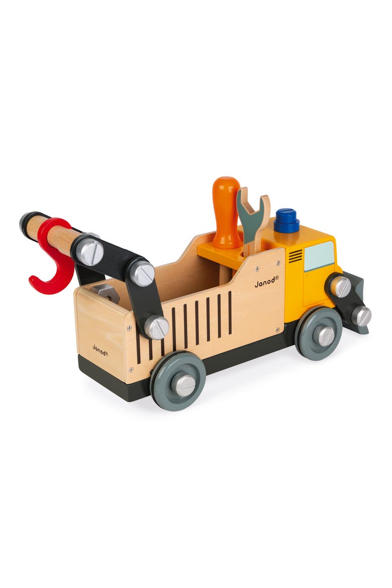 Brico DIY Construction Truck, Alternate, color, RED