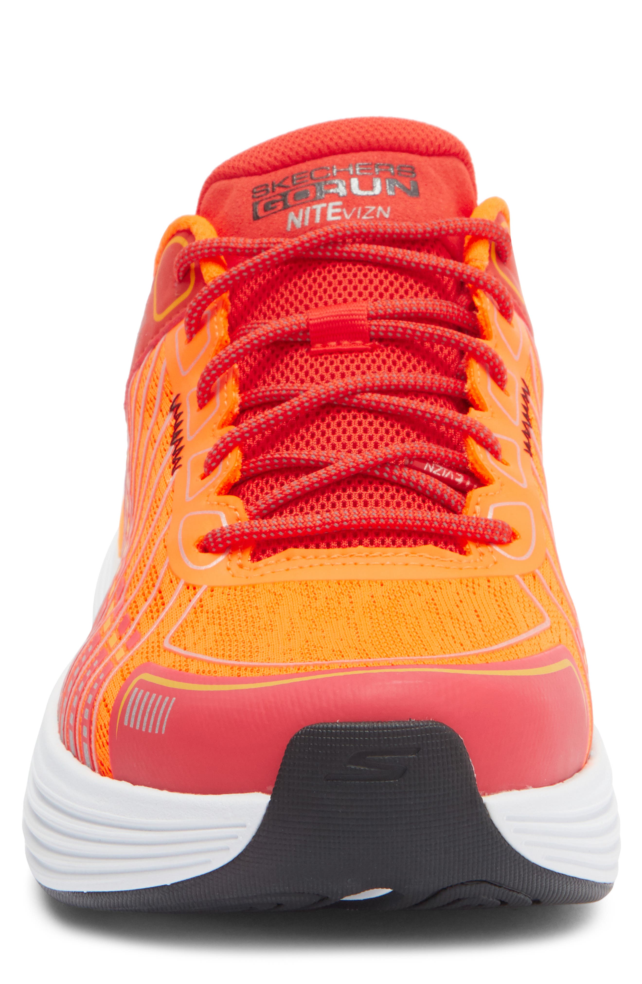 SKECHERS Slip-Ins<sup>™</sup> Go Run Nite Vizn Max Cushion Sneaker, Alternate, color, Orange