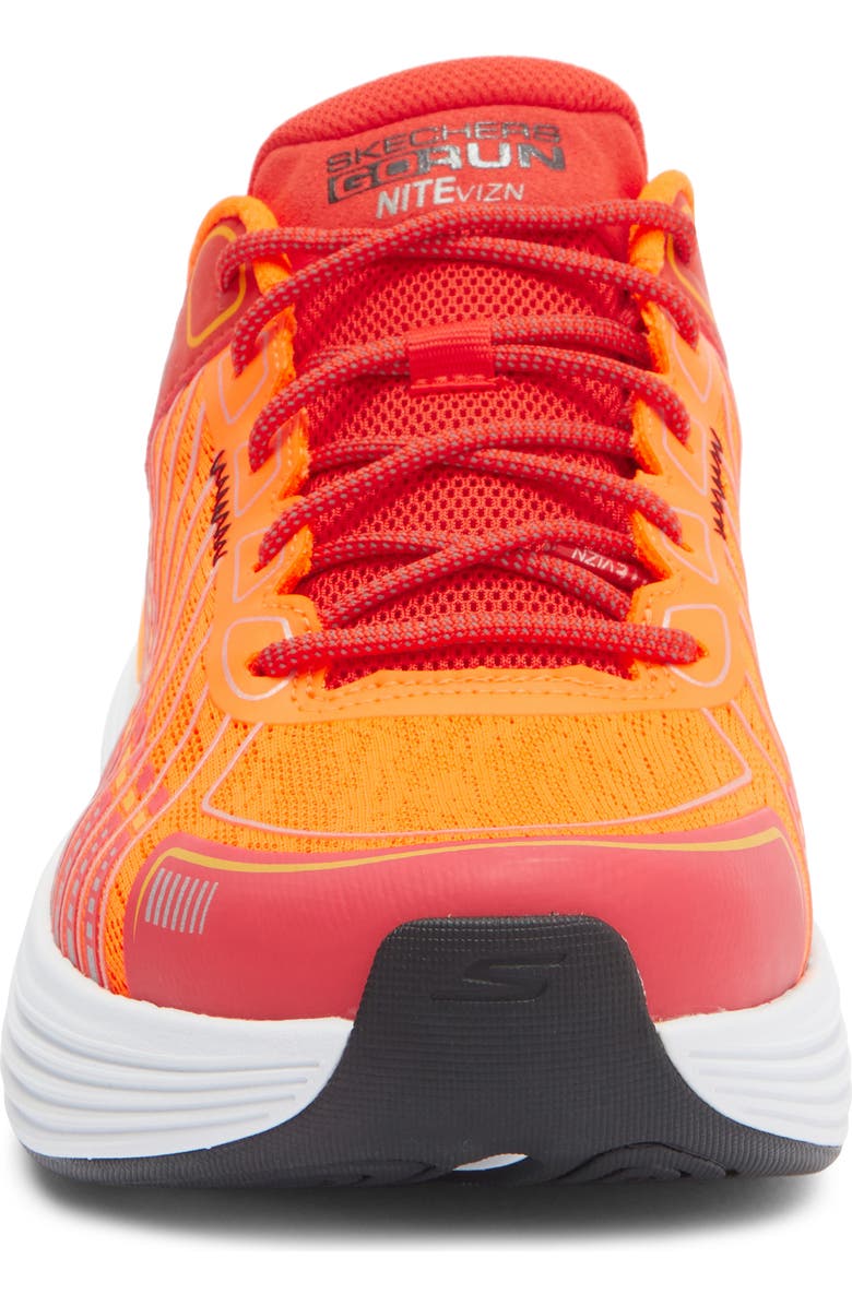 SKECHERS Slip-Ins<sup>™</sup> Go Run Nite Vizn Max Cushion Sneaker, Alternate, color, Orange