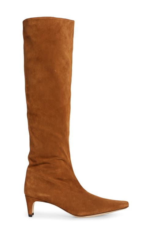 Staud Wally Knee High Boot In Brown