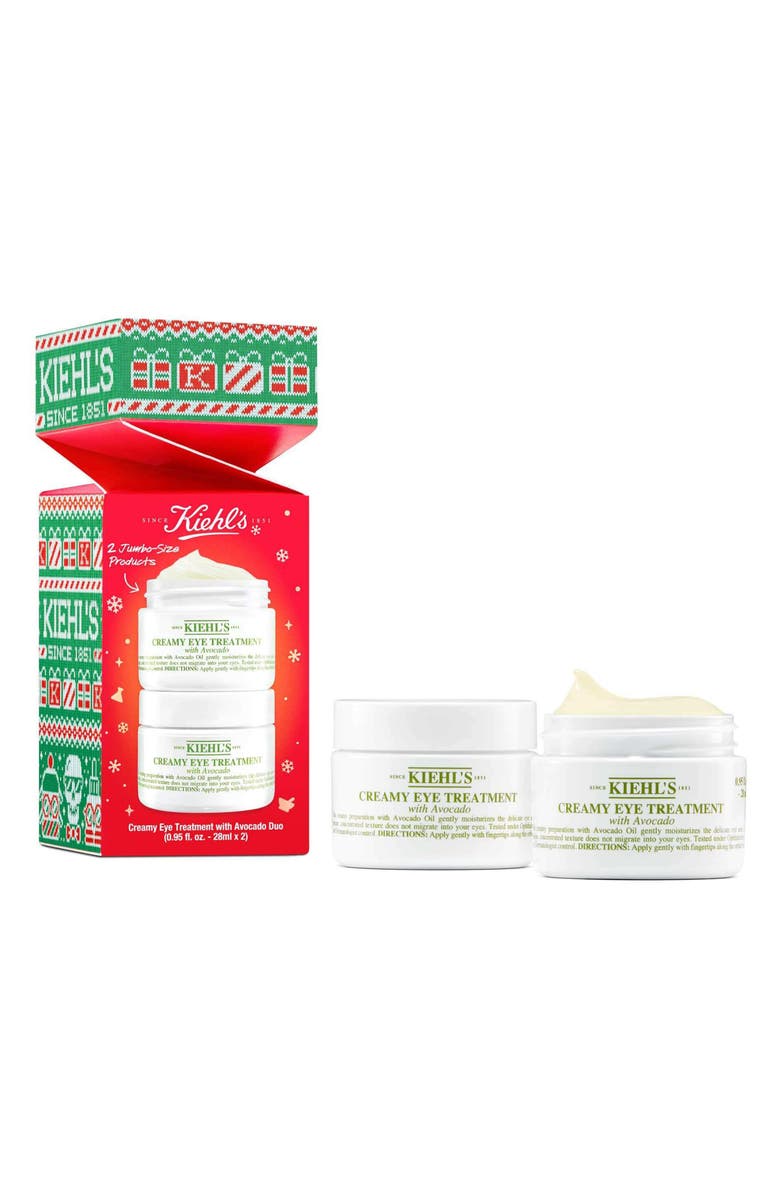 Kiehl's Since 1851 Creamy Eye Treatment with Avocado Nourishing Eye Cream Set USD $110 Value, Main, color,