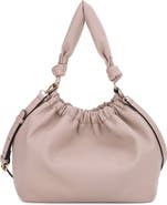 Mali + Lili Nala Recycled Vegan Leather Hobo Crossbody Bag