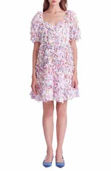 Textured Ribbon Minidress