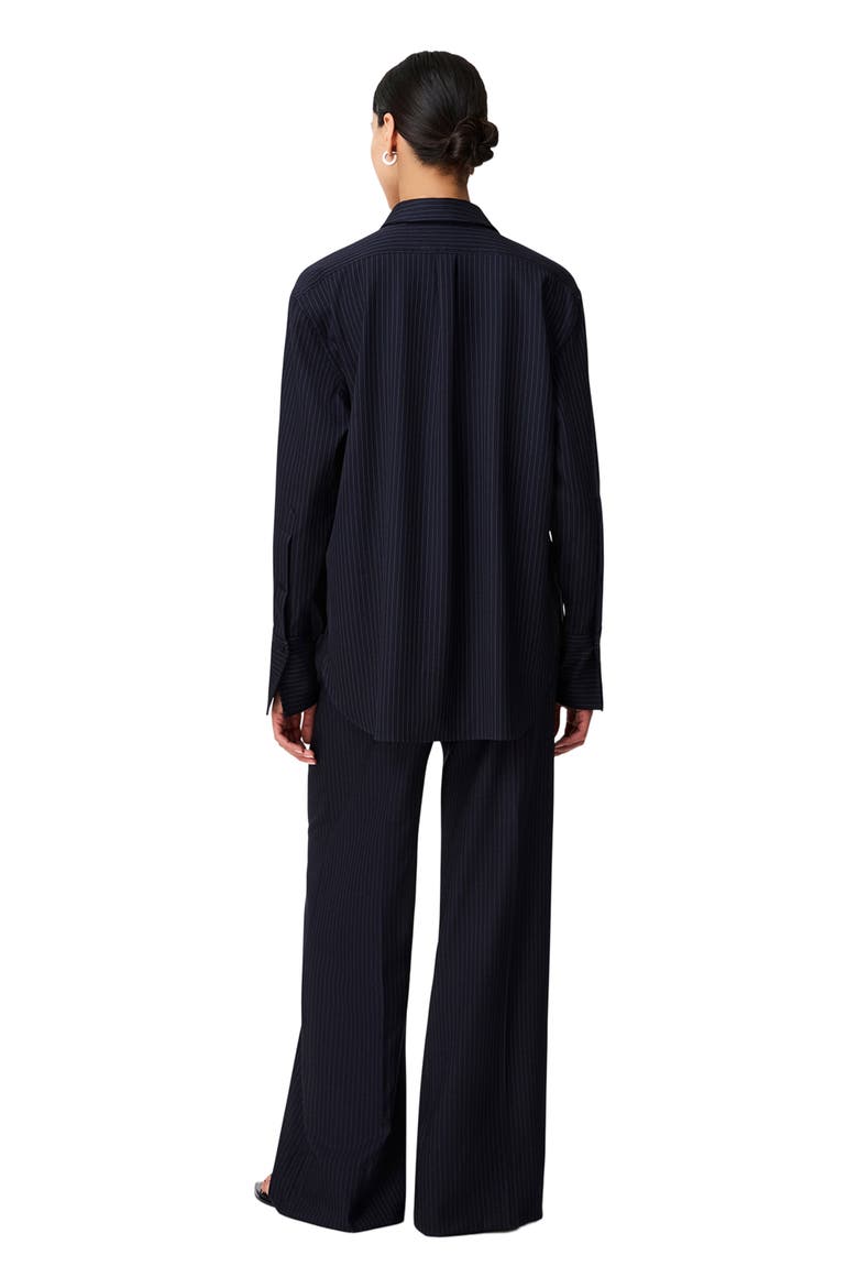 Relaxed Shirt, Alternate, color, NAVY/CHALK