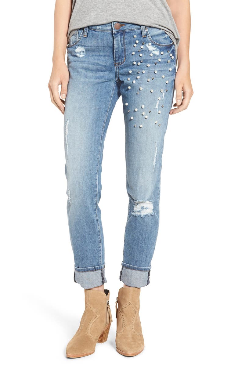 STS Blue Taylor Tomboy Embellished Jeans, Main, color,