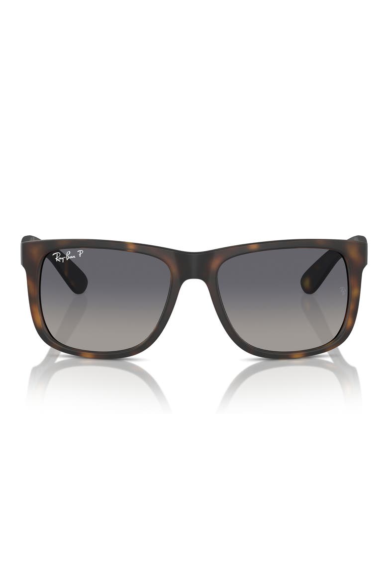 Justin 54mm Polarized Sunglasses, Main, color, BLUE HAVANA
