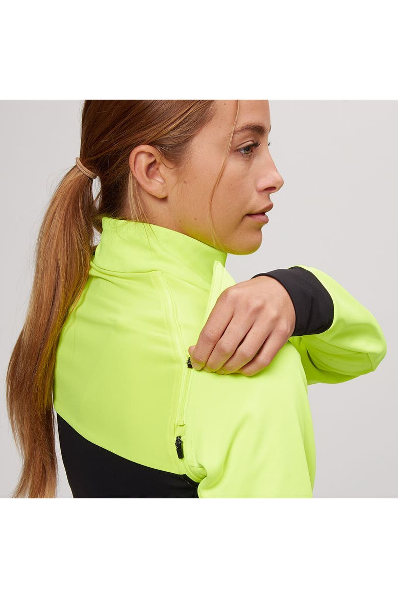 Phantom Cycling Jacket - Women's, Alternate, color, Black/Neon Yellow