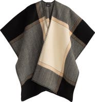 Echo Exploded Plaid Ruana