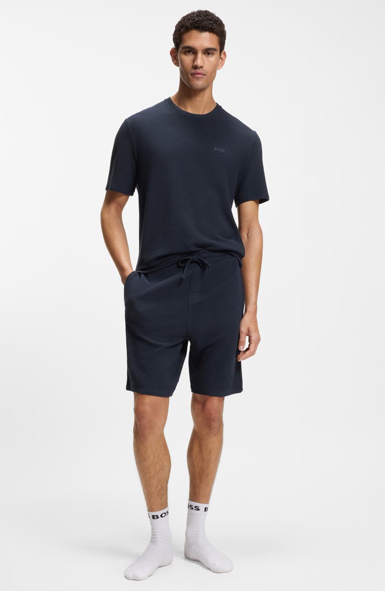 BOSS Rib Lounge T-Shirt, Alternate, color, Dark Blue