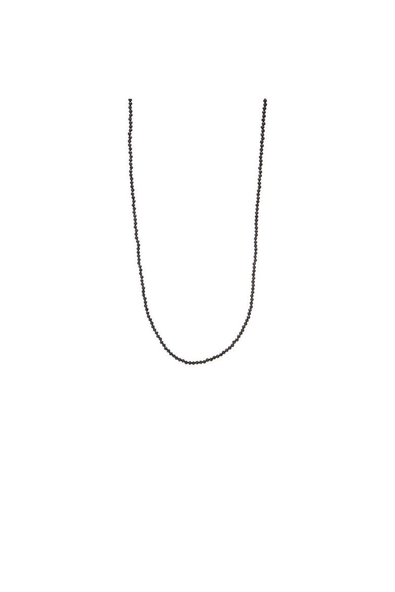 Black Onyx Beaded Chain Necklace 36", Alternate, color, Black - 36 Inch